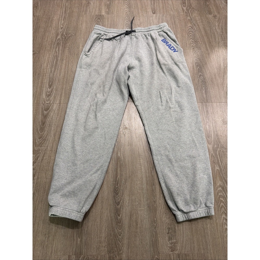 Brady X Live Joggers Sweatpants Mens Size Large Gray Tom Brady